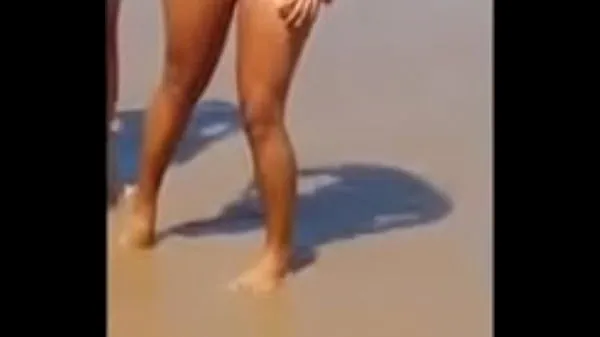 XXX Filming Hot Dental Floss On The Beach - Pussy Soup - Amateur Videos meleg filmek
