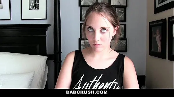 XXX DadCrush- Caught and Punished StepDaughter (Nickey Huntsman) For Sneaking warm Movies