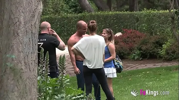 XXX Being famous is great: Antonio finds and fucks a blonde MILF right in the park warm Movies