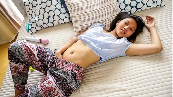 XXX QUEST FOR ORGASM - Asian teen beauty May Thai in for erotic orgasm with vibrators warm Movies