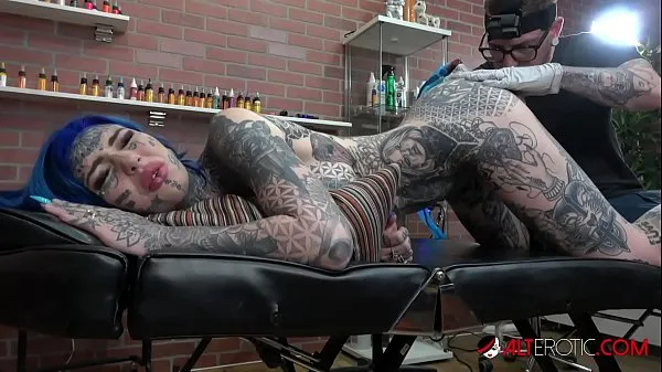 XXX Busty Australian babe has her butthole tattooed after she fucks the tattoo artist warm Movies