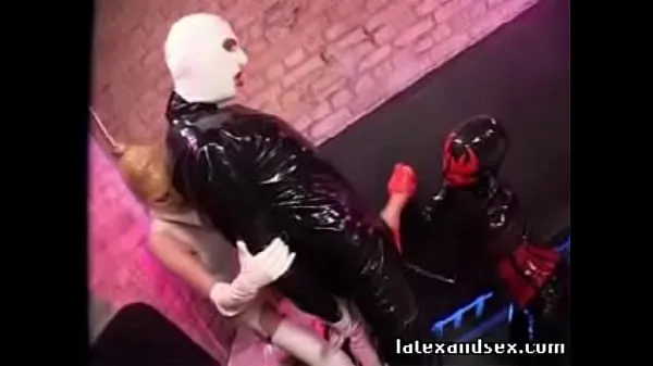 XXX Latex Angel and latex demon group fetish warme films