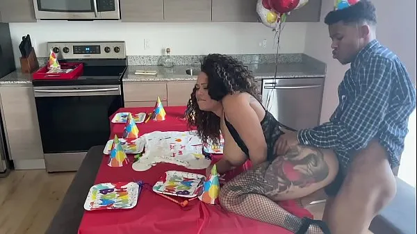 XXX nobody came to my bday party so my stepmom gave me an extra surprise... pt1 warm Movies
