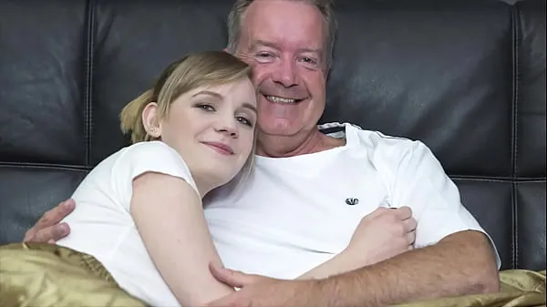 XXX Sexy blonde bends over to get fucked by grandpa big cock warm Movies