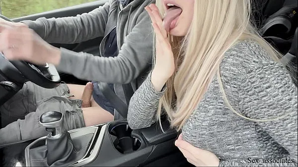 XXX Amazing handjob while driving!! Huge load. Cum eating. Cum play warm Movies