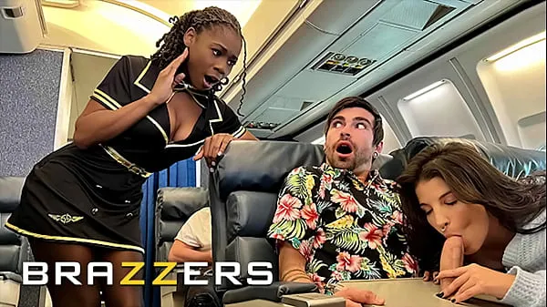 XXX Lucky Gets Fucked With Flight Attendant Hazel Grace In Private When LaSirena69 Comes & Joins For A Hot 3some - BRAZZERS warm Movies